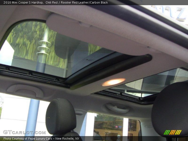 Chili Red / Rooster Red Leather/Carbon Black 2010 Mini Cooper S Hardtop