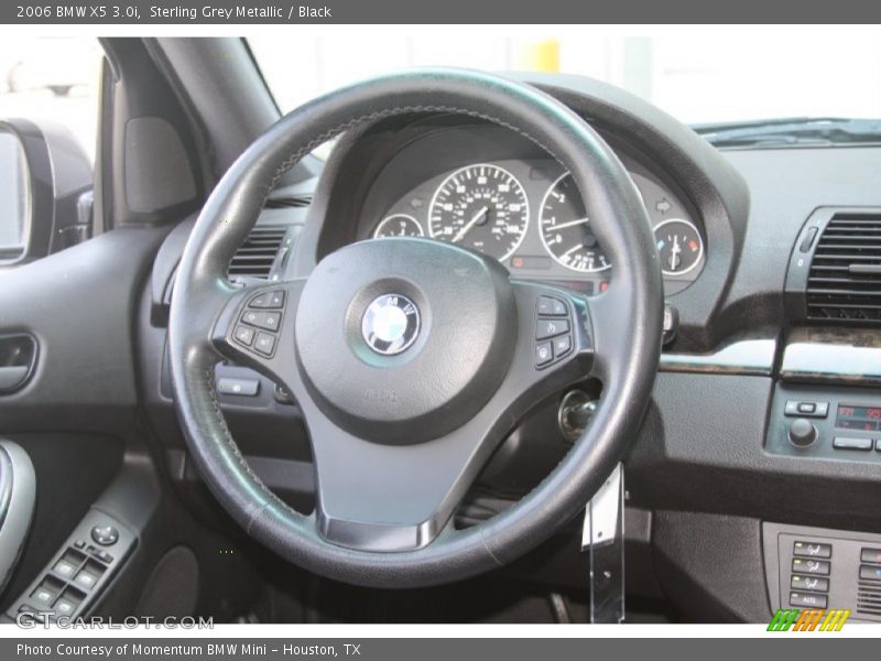 Sterling Grey Metallic / Black 2006 BMW X5 3.0i