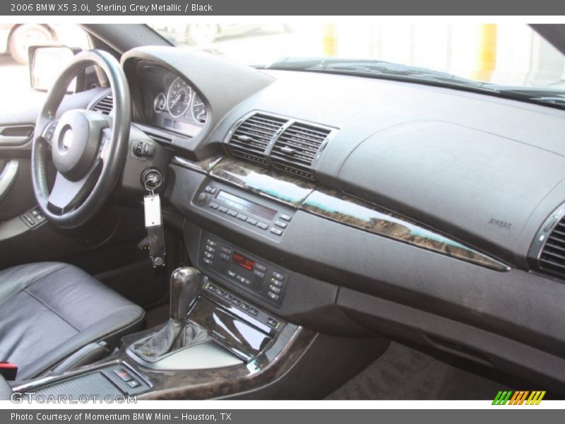 Sterling Grey Metallic / Black 2006 BMW X5 3.0i