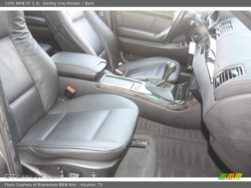 Sterling Grey Metallic / Black 2006 BMW X5 3.0i