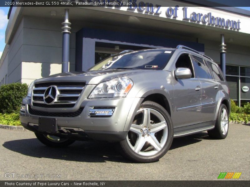 Palladium Silver Metallic / Black 2010 Mercedes-Benz GL 550 4Matic