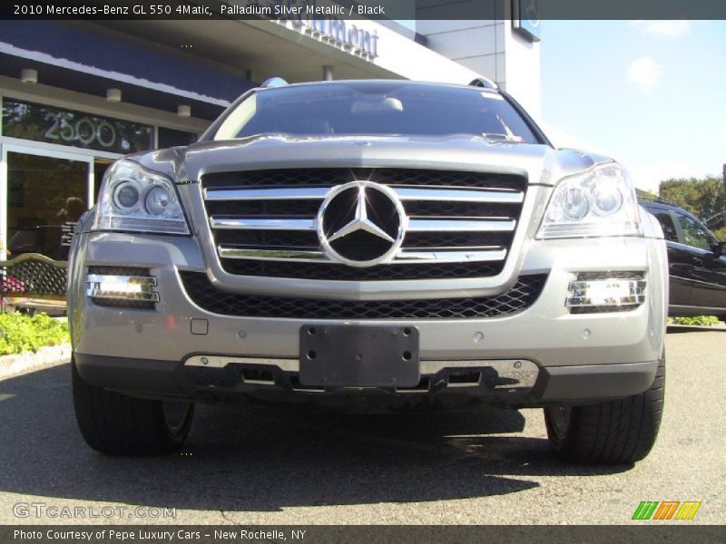 Palladium Silver Metallic / Black 2010 Mercedes-Benz GL 550 4Matic