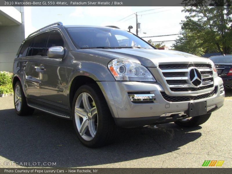 Palladium Silver Metallic / Black 2010 Mercedes-Benz GL 550 4Matic