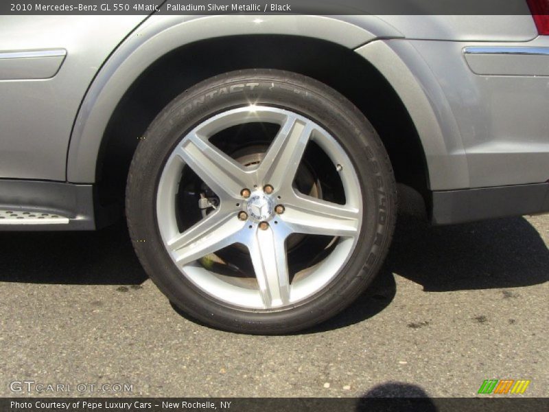 Palladium Silver Metallic / Black 2010 Mercedes-Benz GL 550 4Matic