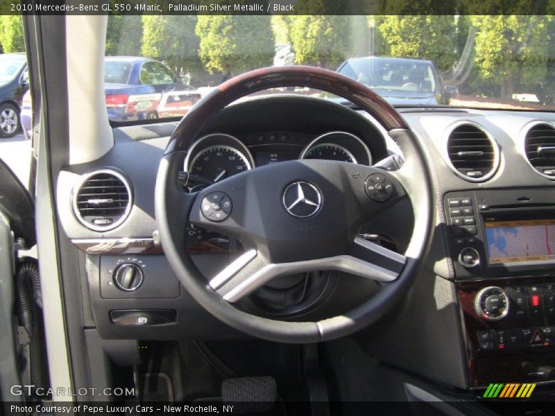 Palladium Silver Metallic / Black 2010 Mercedes-Benz GL 550 4Matic