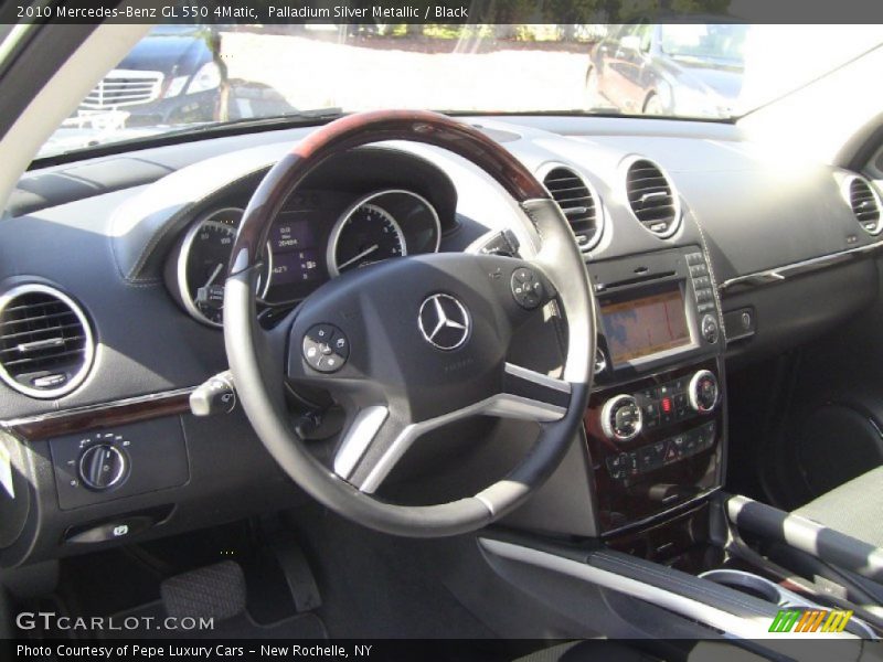 Palladium Silver Metallic / Black 2010 Mercedes-Benz GL 550 4Matic