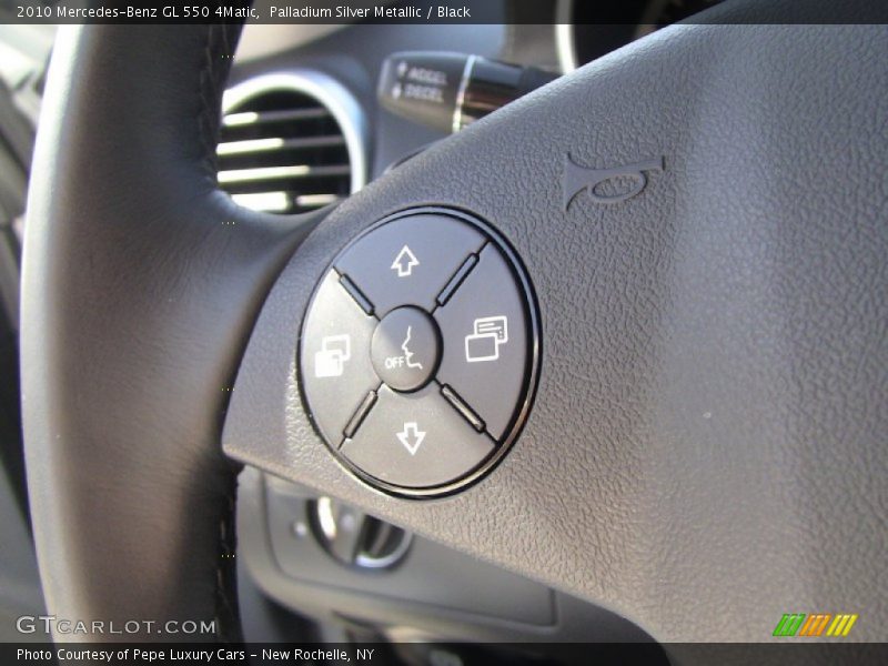 Palladium Silver Metallic / Black 2010 Mercedes-Benz GL 550 4Matic