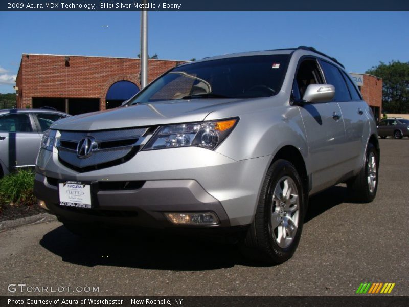 Billet Silver Metallic / Ebony 2009 Acura MDX Technology