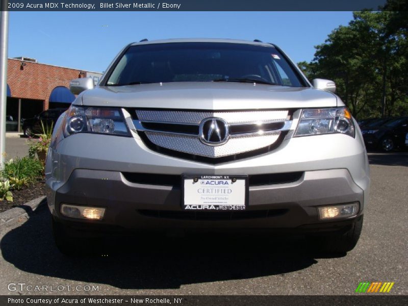 Billet Silver Metallic / Ebony 2009 Acura MDX Technology