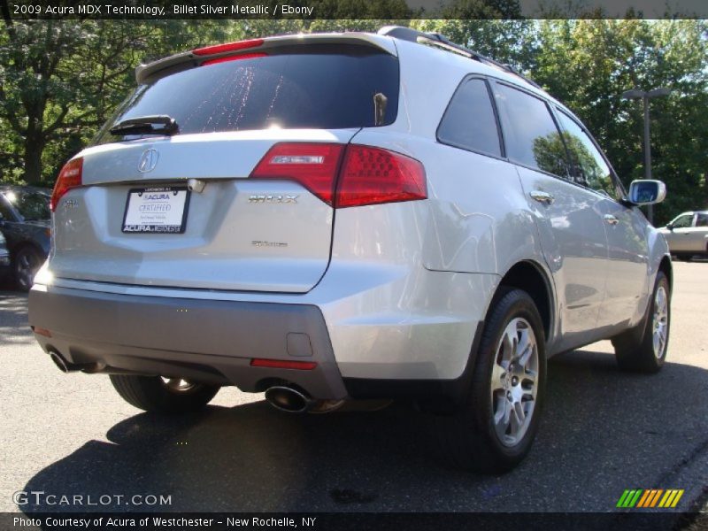 Billet Silver Metallic / Ebony 2009 Acura MDX Technology