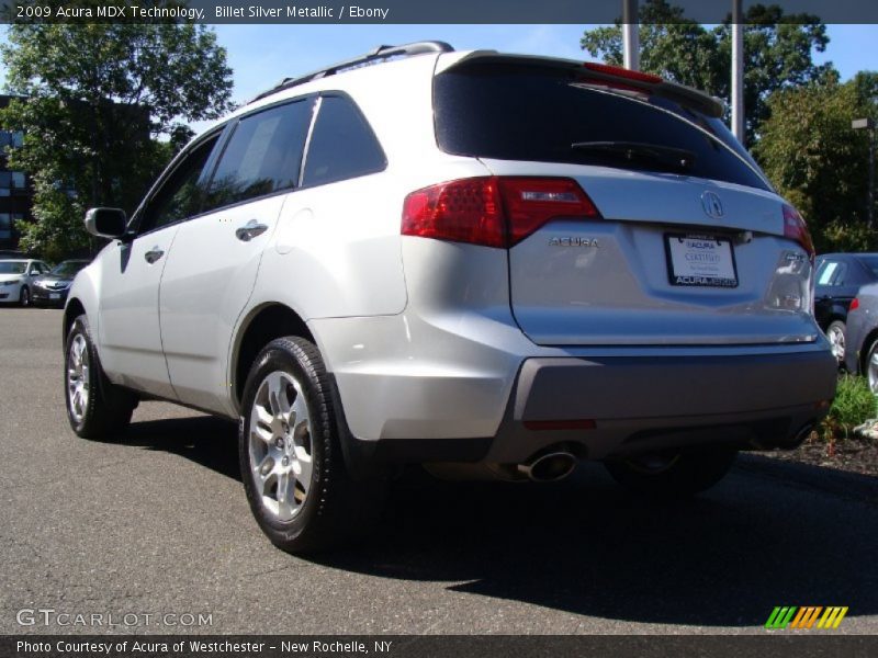 Billet Silver Metallic / Ebony 2009 Acura MDX Technology
