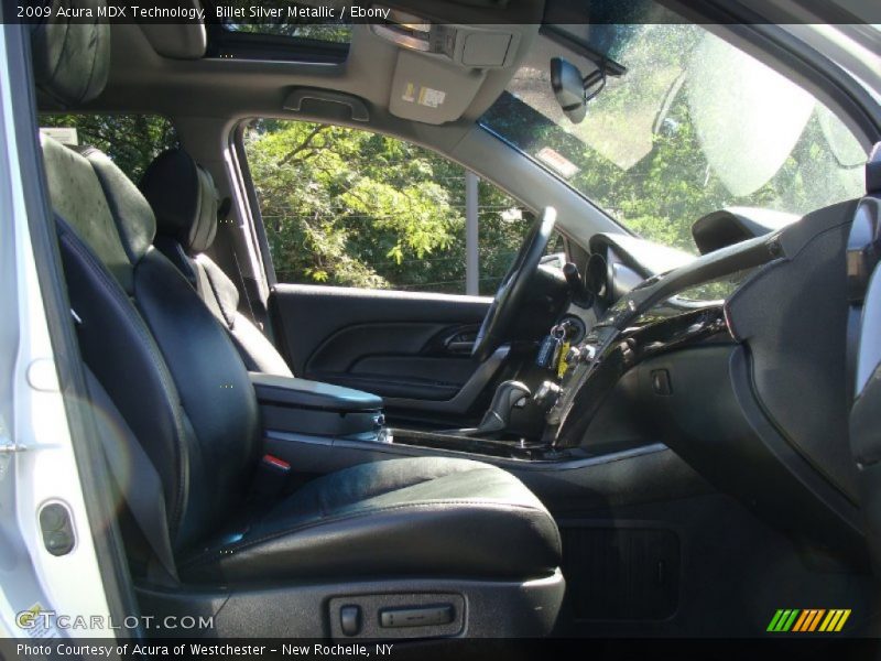 Billet Silver Metallic / Ebony 2009 Acura MDX Technology