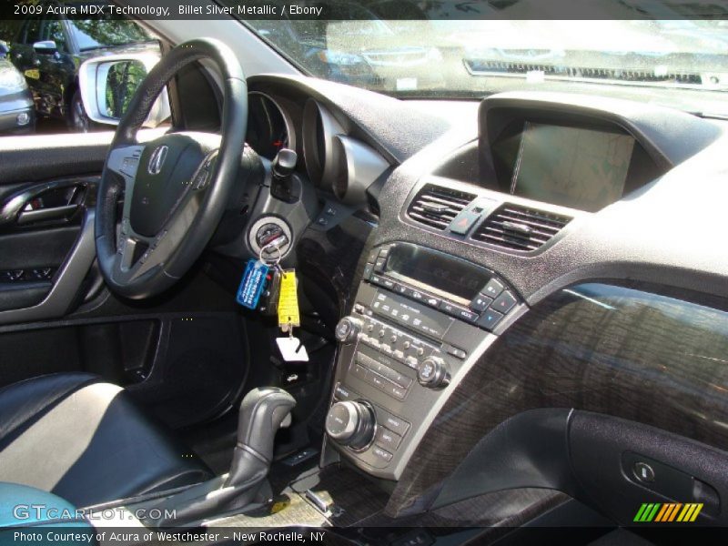 Billet Silver Metallic / Ebony 2009 Acura MDX Technology