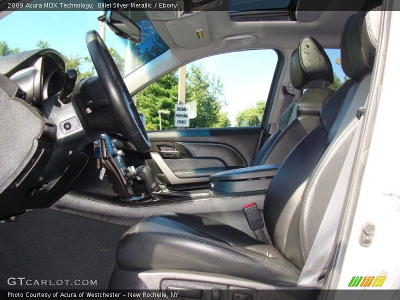 Billet Silver Metallic / Ebony 2009 Acura MDX Technology