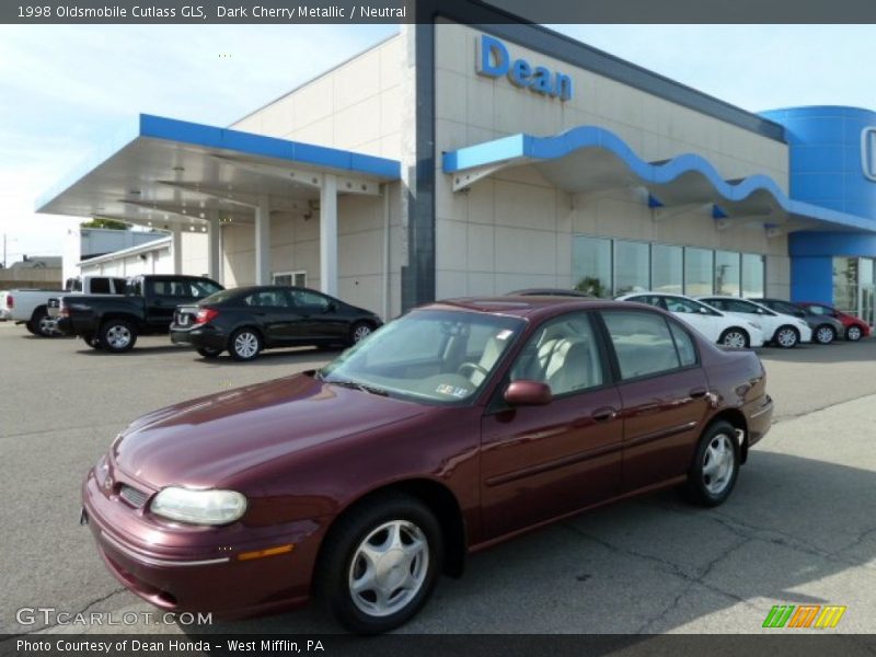 Dark Cherry Metallic / Neutral 1998 Oldsmobile Cutlass GLS