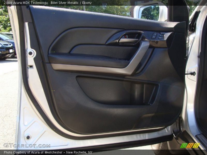 Billet Silver Metallic / Ebony 2009 Acura MDX Technology