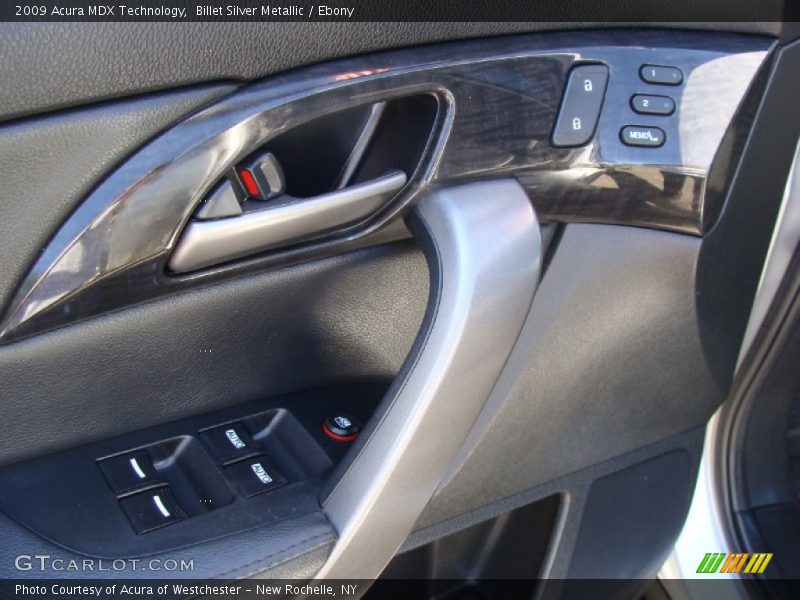 Billet Silver Metallic / Ebony 2009 Acura MDX Technology