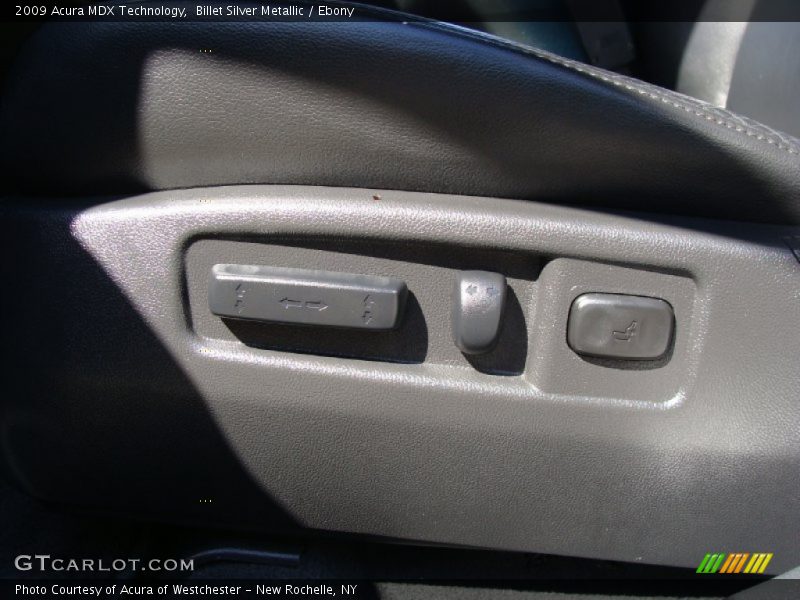 Billet Silver Metallic / Ebony 2009 Acura MDX Technology