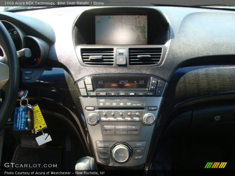 Billet Silver Metallic / Ebony 2009 Acura MDX Technology