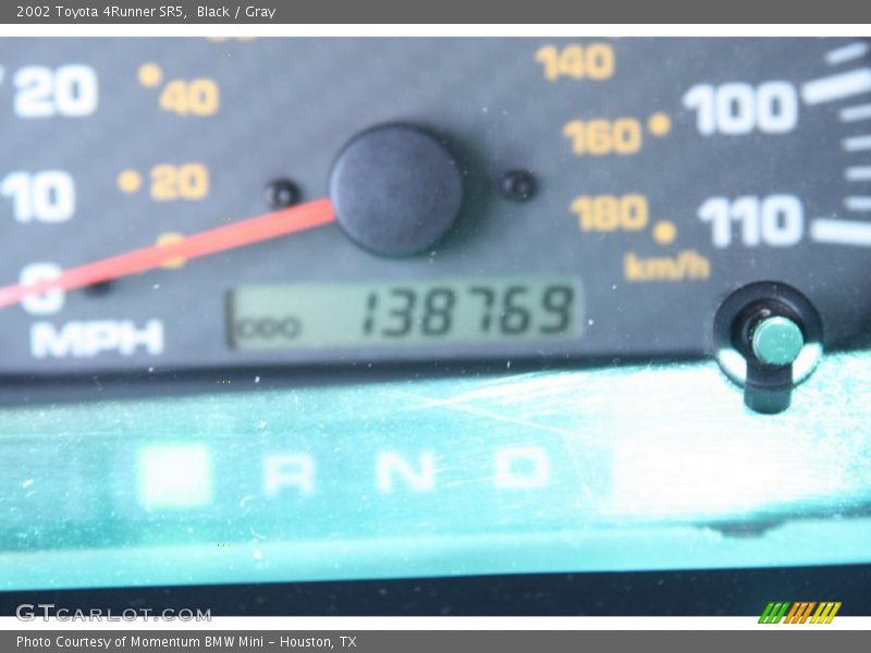 Black / Gray 2002 Toyota 4Runner SR5