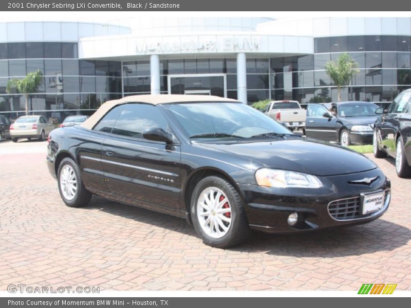 Black / Sandstone 2001 Chrysler Sebring LXi Convertible