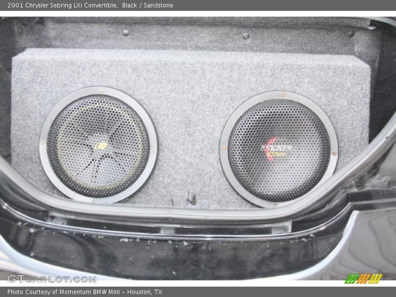 Black / Sandstone 2001 Chrysler Sebring LXi Convertible
