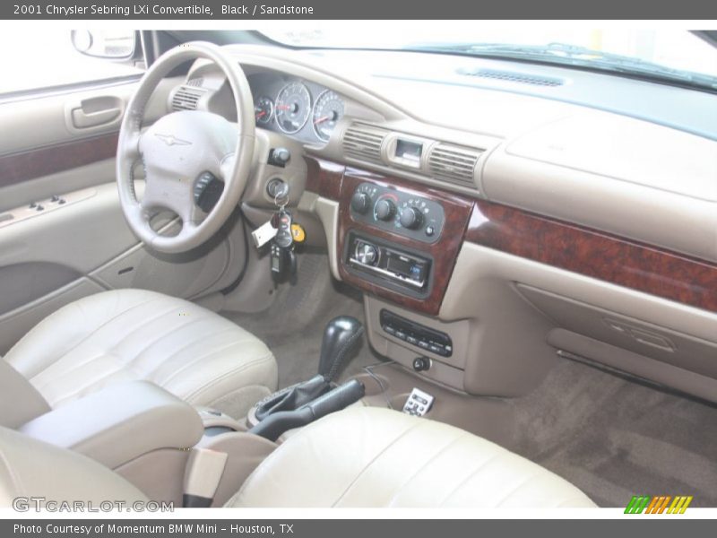 Black / Sandstone 2001 Chrysler Sebring LXi Convertible