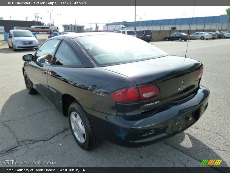 Black / Graphite 2001 Chevrolet Cavalier Coupe