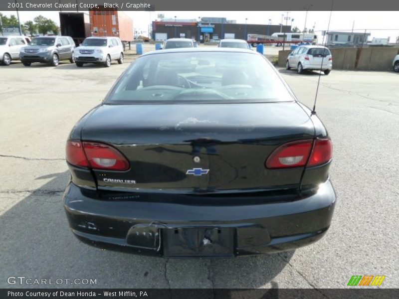 Black / Graphite 2001 Chevrolet Cavalier Coupe