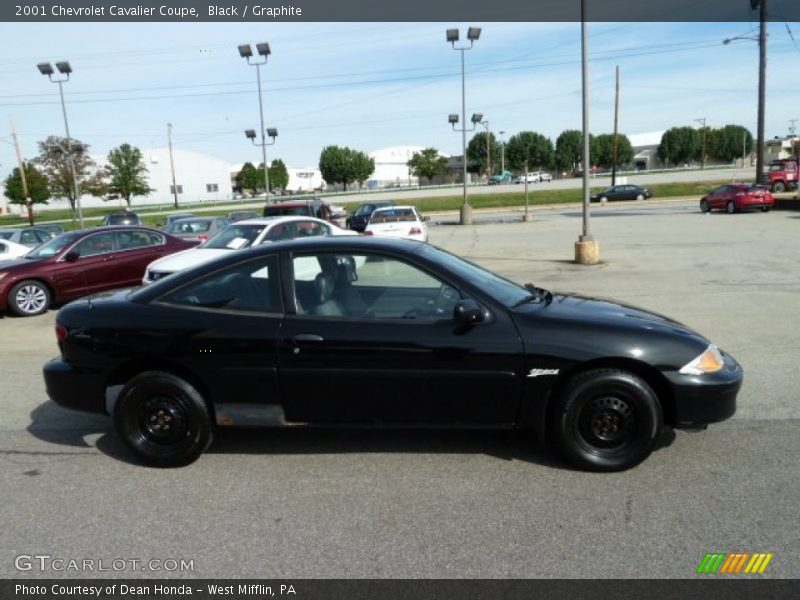Black / Graphite 2001 Chevrolet Cavalier Coupe