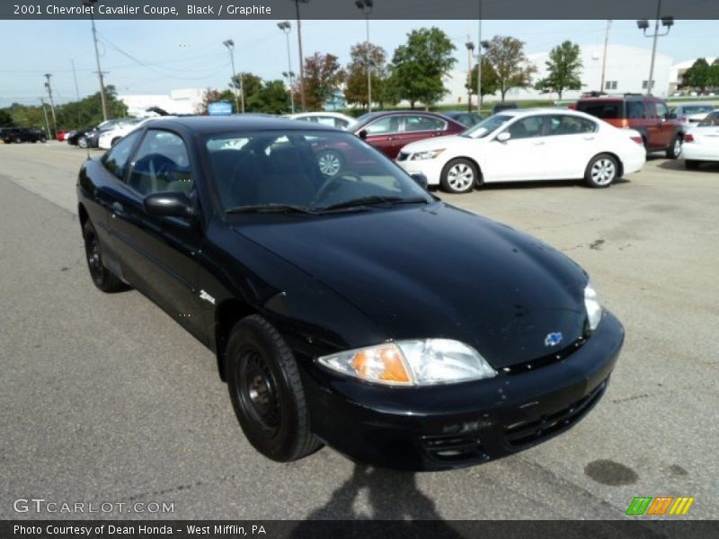 Black / Graphite 2001 Chevrolet Cavalier Coupe