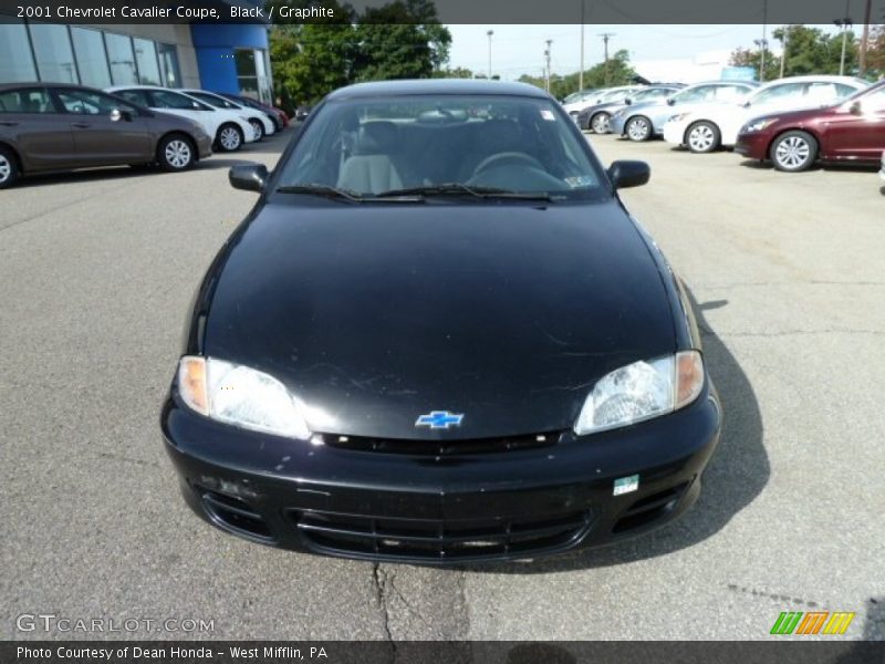 Black / Graphite 2001 Chevrolet Cavalier Coupe
