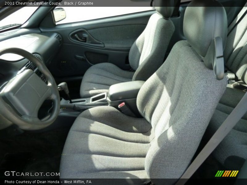 Black / Graphite 2001 Chevrolet Cavalier Coupe