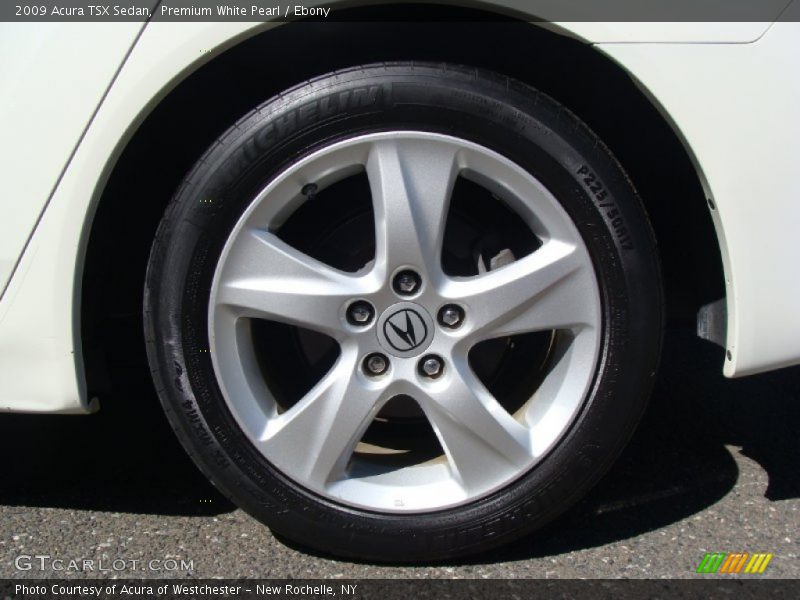 Premium White Pearl / Ebony 2009 Acura TSX Sedan