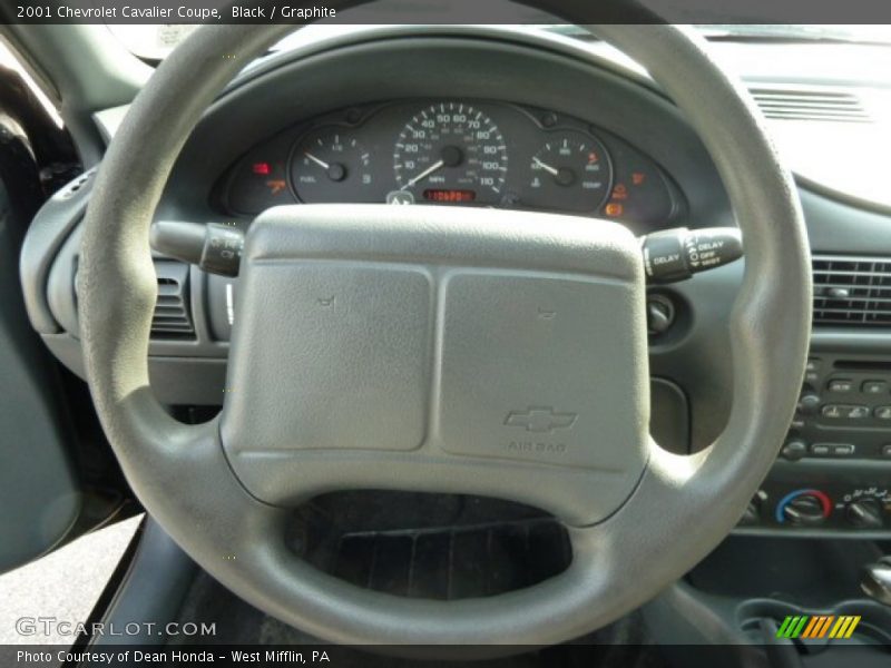 Black / Graphite 2001 Chevrolet Cavalier Coupe