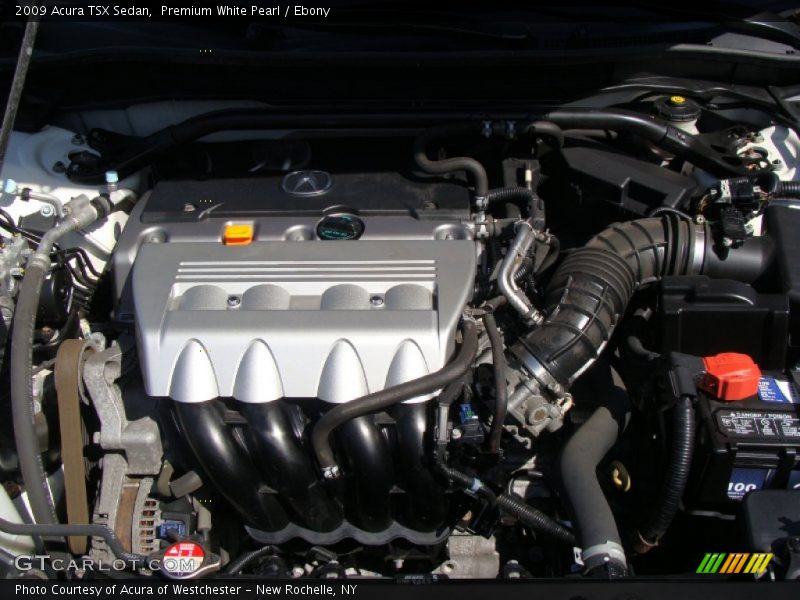 Premium White Pearl / Ebony 2009 Acura TSX Sedan