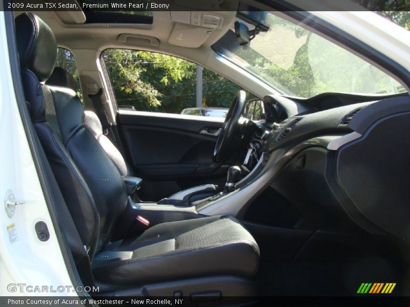 Premium White Pearl / Ebony 2009 Acura TSX Sedan