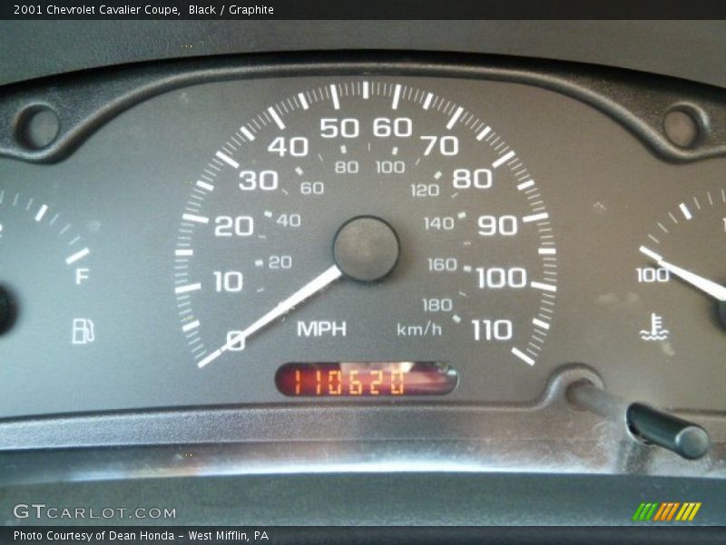 Black / Graphite 2001 Chevrolet Cavalier Coupe