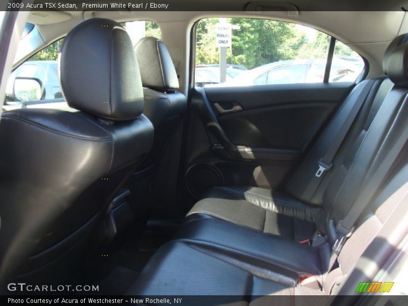 Premium White Pearl / Ebony 2009 Acura TSX Sedan