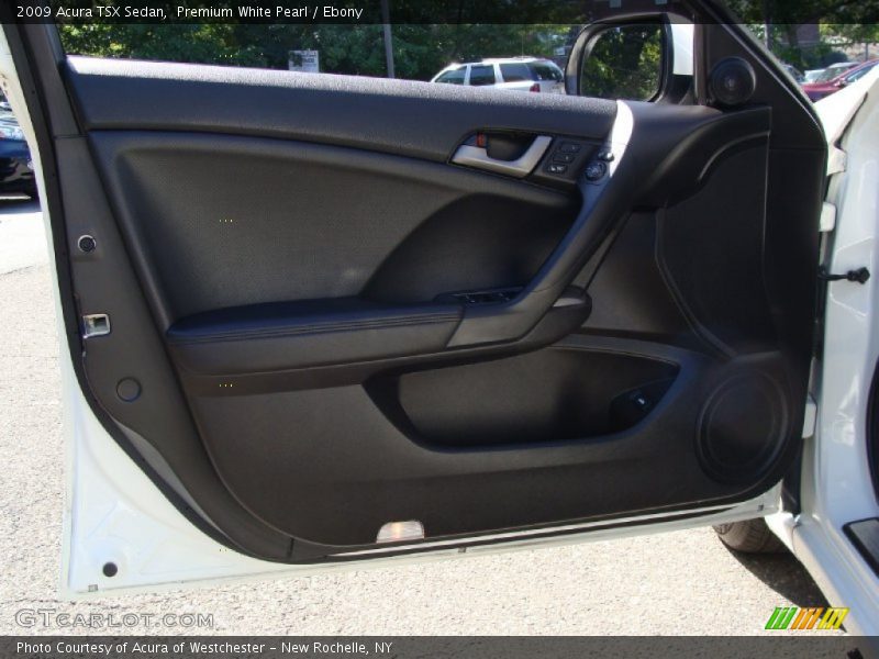 Premium White Pearl / Ebony 2009 Acura TSX Sedan