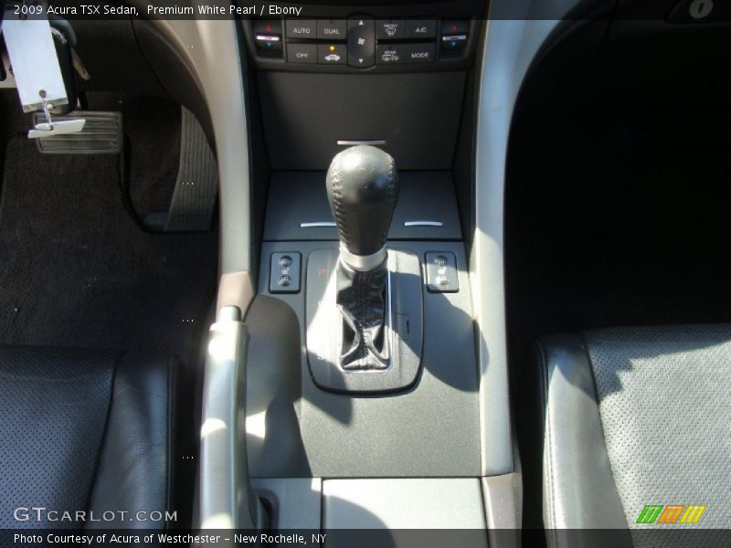 Premium White Pearl / Ebony 2009 Acura TSX Sedan