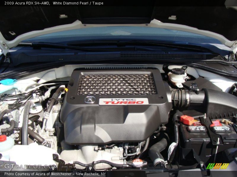 White Diamond Pearl / Taupe 2009 Acura RDX SH-AWD