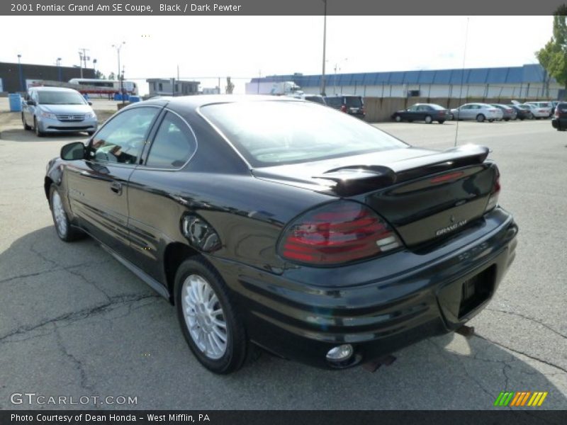 Black / Dark Pewter 2001 Pontiac Grand Am SE Coupe