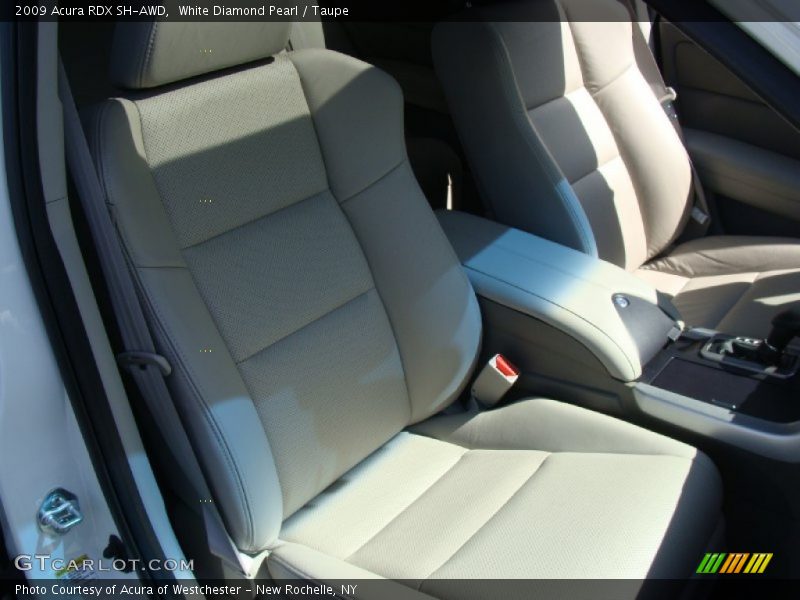 White Diamond Pearl / Taupe 2009 Acura RDX SH-AWD