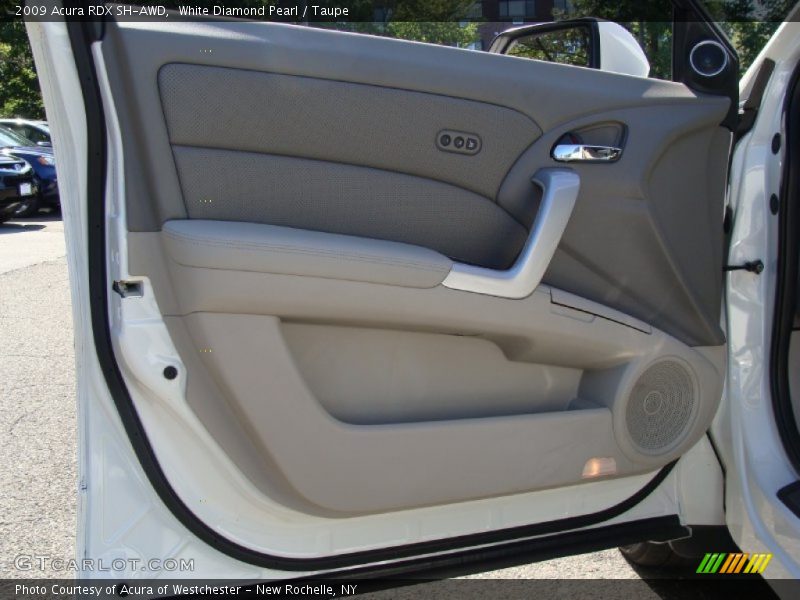 White Diamond Pearl / Taupe 2009 Acura RDX SH-AWD
