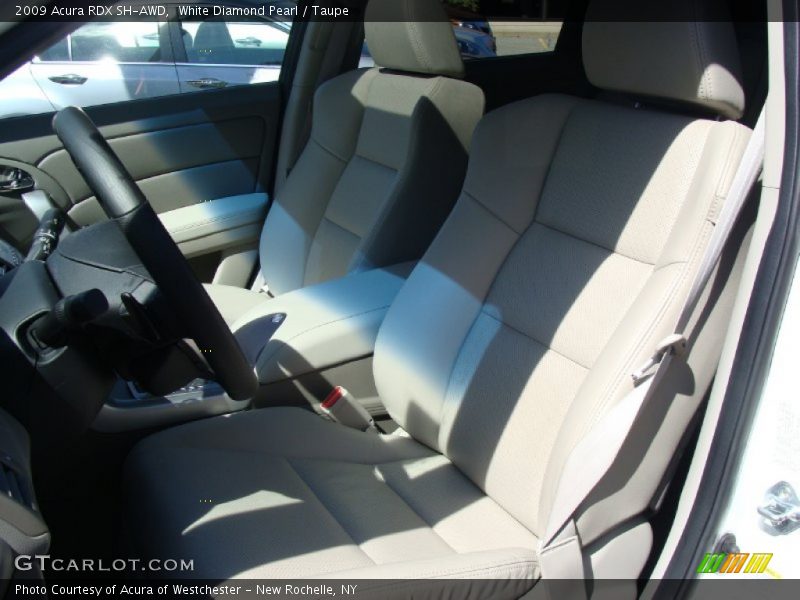 White Diamond Pearl / Taupe 2009 Acura RDX SH-AWD