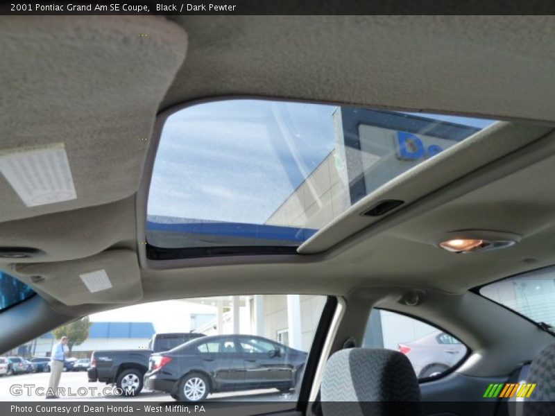 Black / Dark Pewter 2001 Pontiac Grand Am SE Coupe