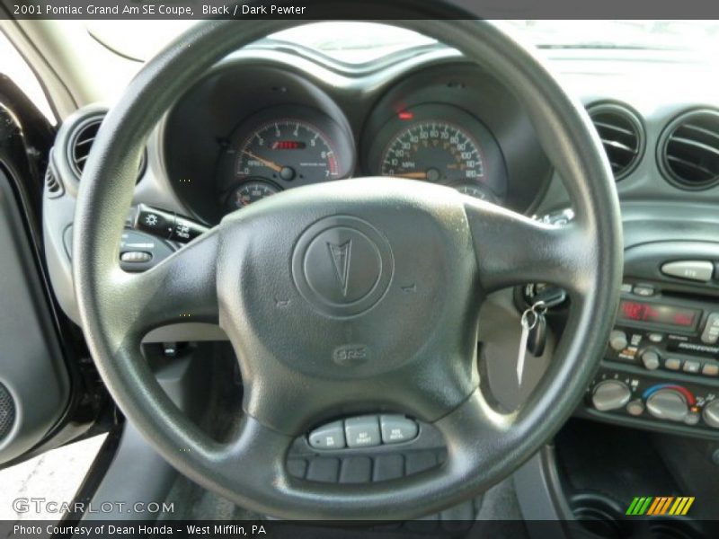 Black / Dark Pewter 2001 Pontiac Grand Am SE Coupe