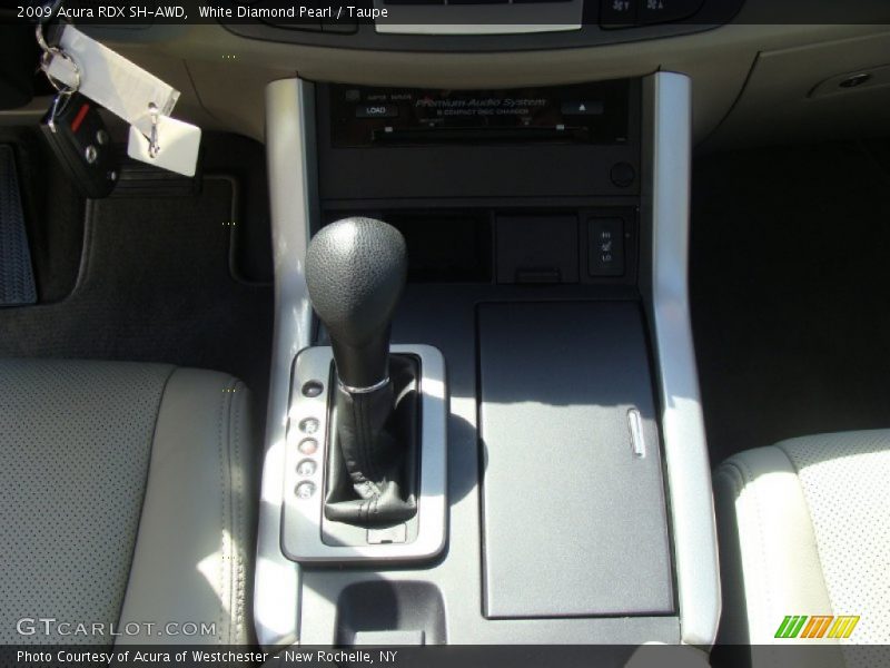 White Diamond Pearl / Taupe 2009 Acura RDX SH-AWD