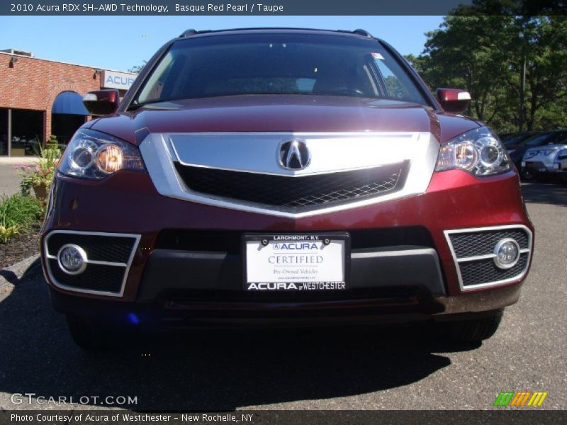 Basque Red Pearl / Taupe 2010 Acura RDX SH-AWD Technology